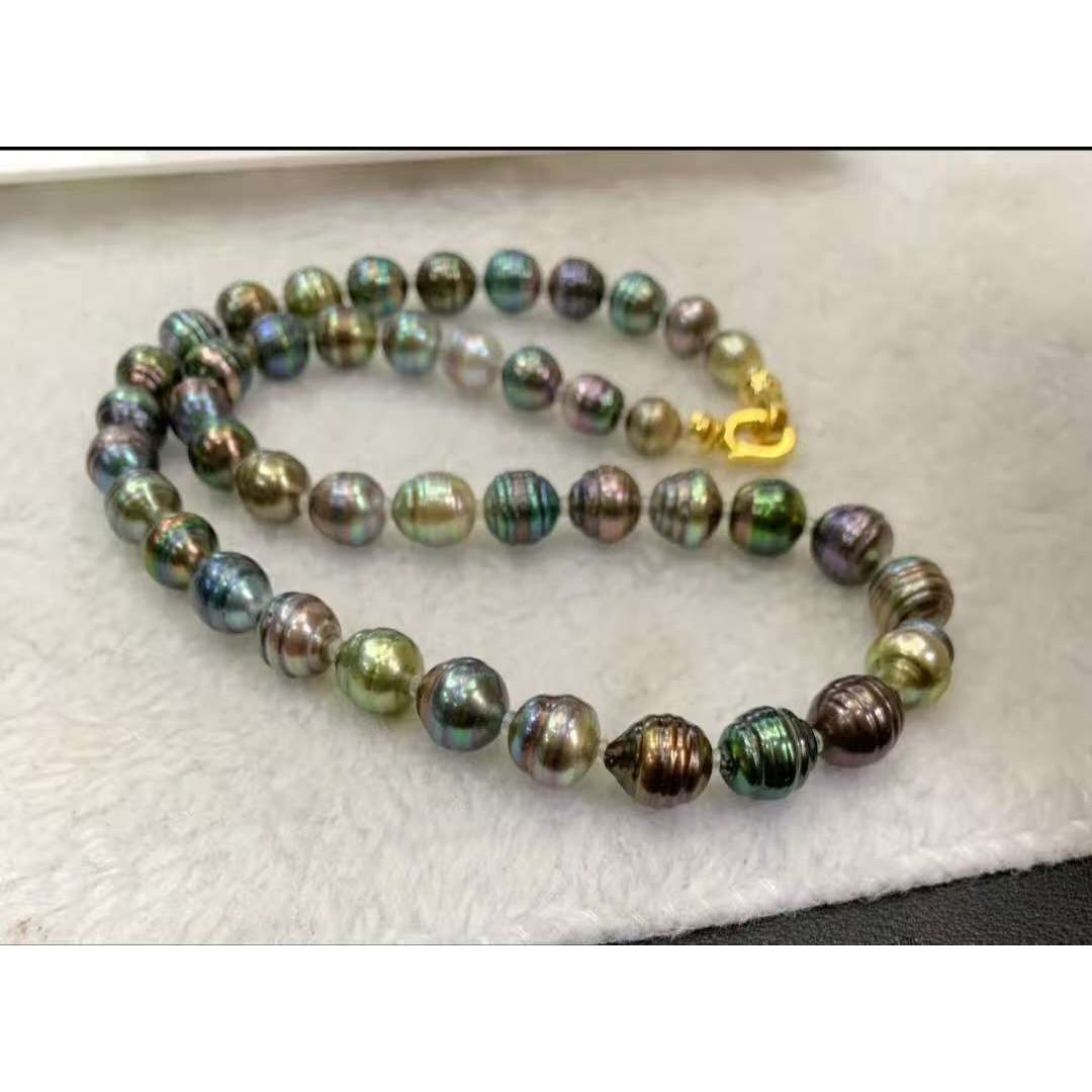 Threaded Tahitian Pearl Necklace