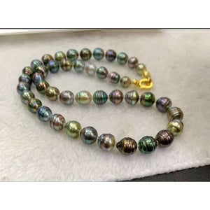 Threaded Tahitian Pearl Necklace