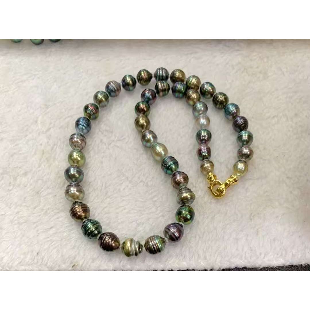 Threaded Tahitian Pearl Necklace