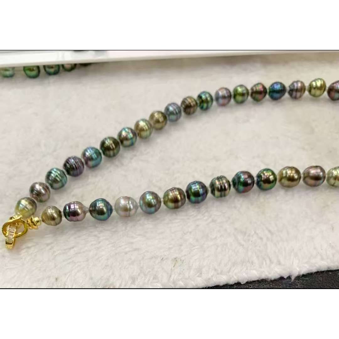 Threaded Tahitian Pearl Necklace