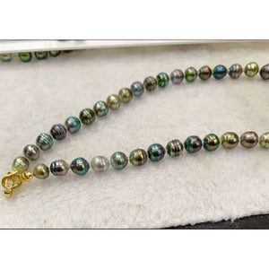 Threaded Tahitian Pearl Necklace
