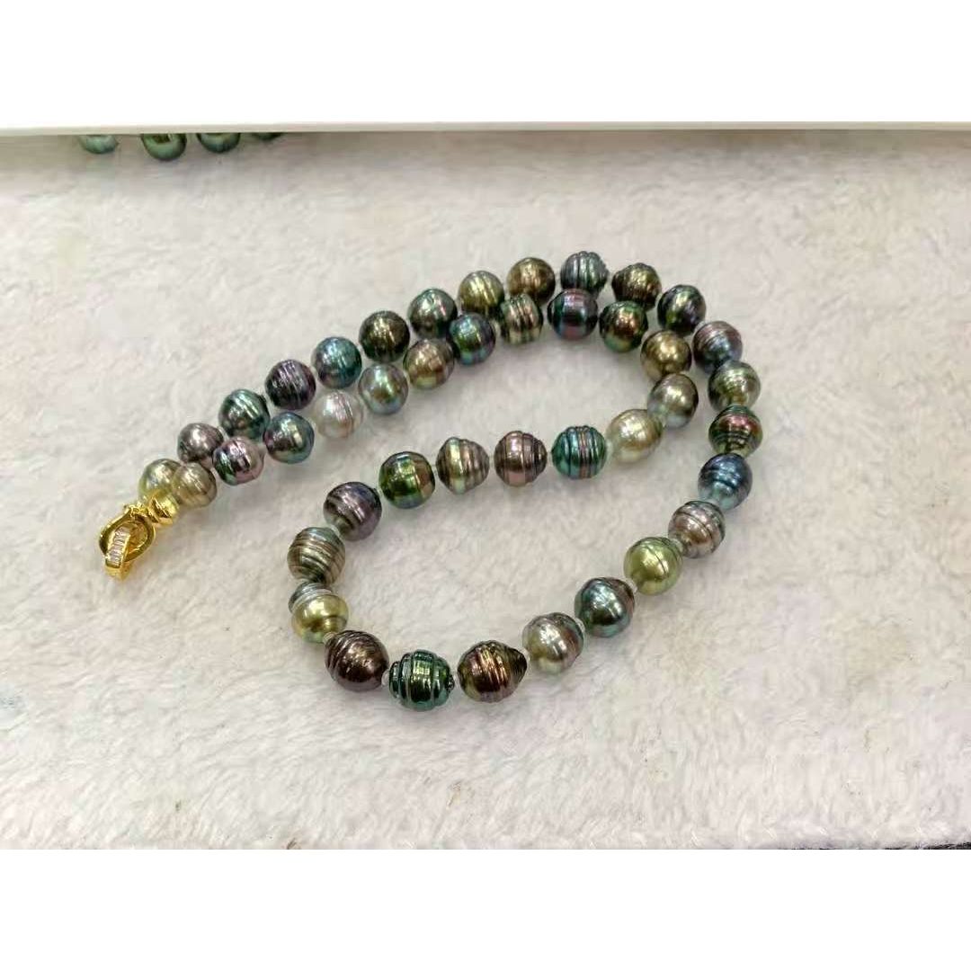 Threaded Tahitian Pearl Necklace