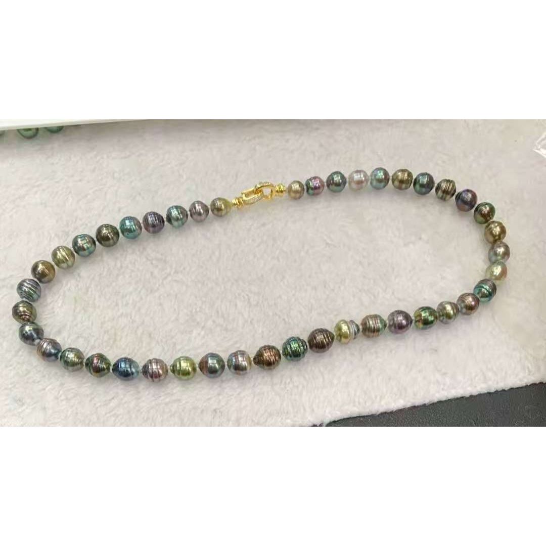 Threaded Tahitian Pearl Necklace