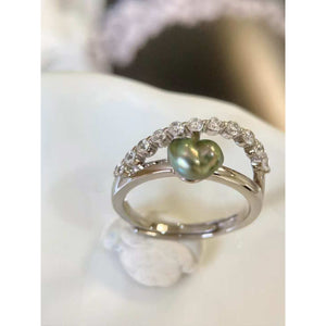 Tahitian Keshi Pearl Ring