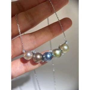 Smile Tahitian Pearls Pendant Necklace