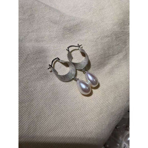 Natural Pearl Teardrop Earrings