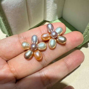 Aurora Freshwater Pearl Flower Earrings