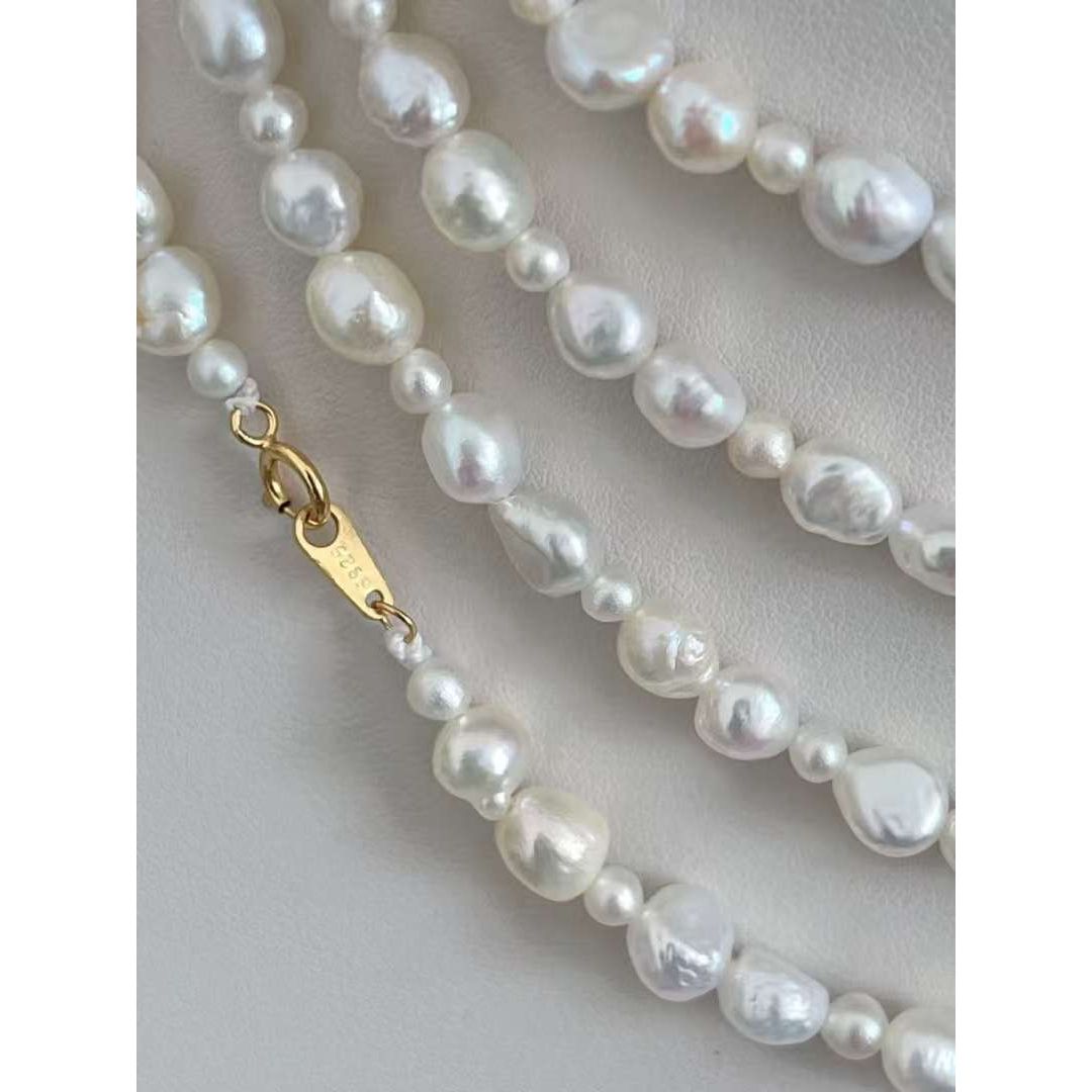 Multi-Layer Freshwater Baroque Necklace