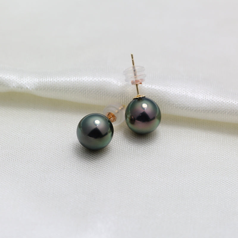 Tahitian Pearl Stud Earrings