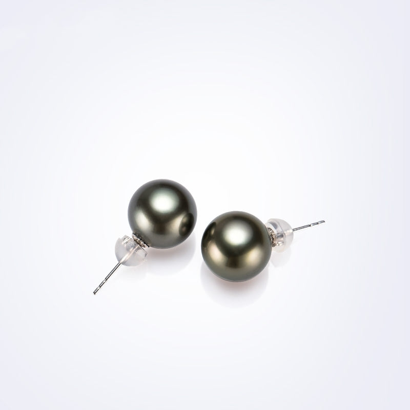 Tahitian Pearl Stud Earrings
