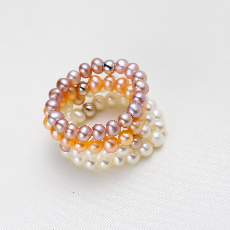 Candy Color Baby Pearl Ring