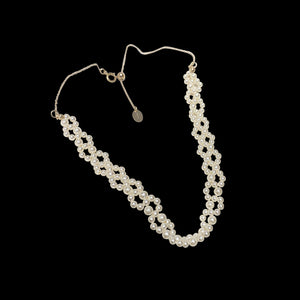 Estrela Barroco Pérola Gargantilha Bracelete Conjunto de