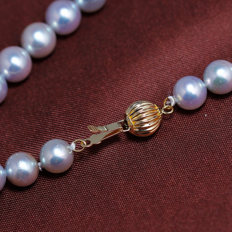 S118 Pérola Barroca de Água Doce Cultivada (8mm) 2 Unidades. Conjunto de pulseira elástica