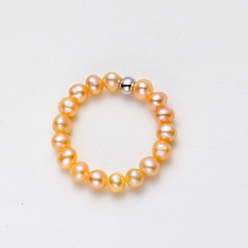 Candy Color Baby Pearl Ring