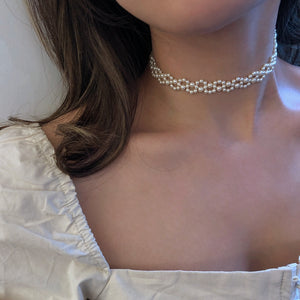 Estrela Barroco Pérola Gargantilha Bracelete Conjunto de