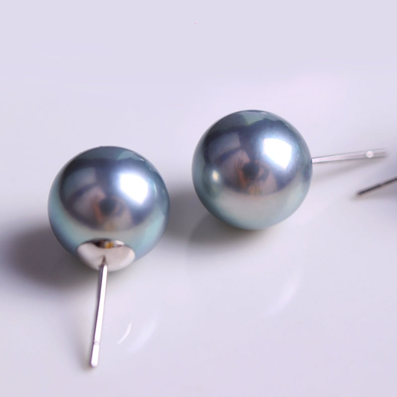 Tahitian Pearl Stud Earrings