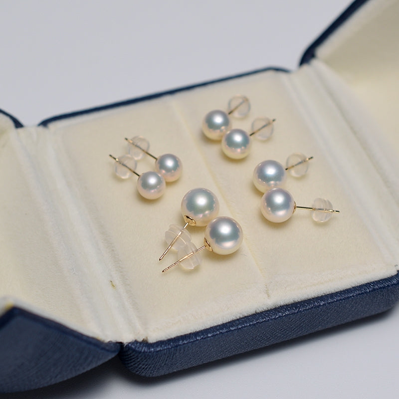 Sakura Akoya Stud Earrings
