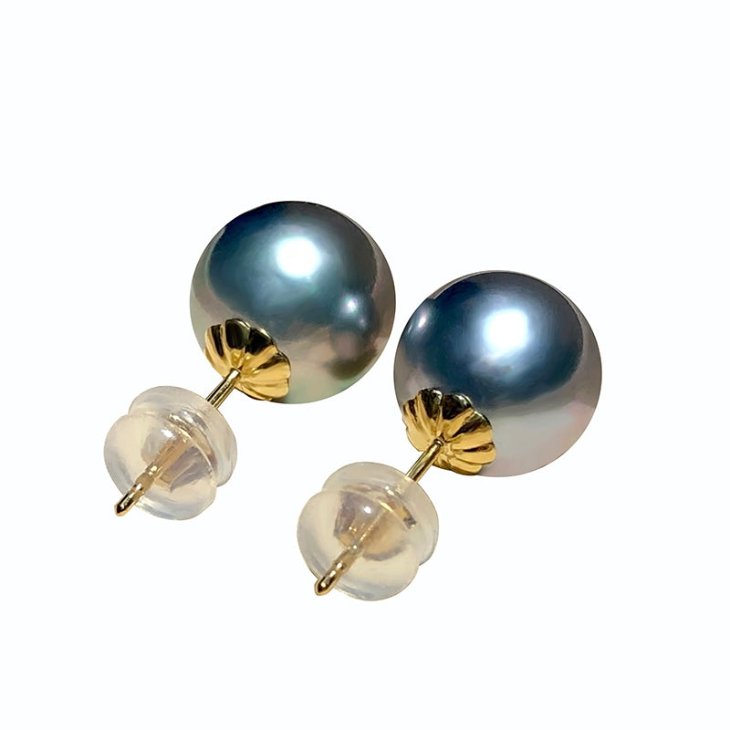 Tahitian Pearl Stud Earrings