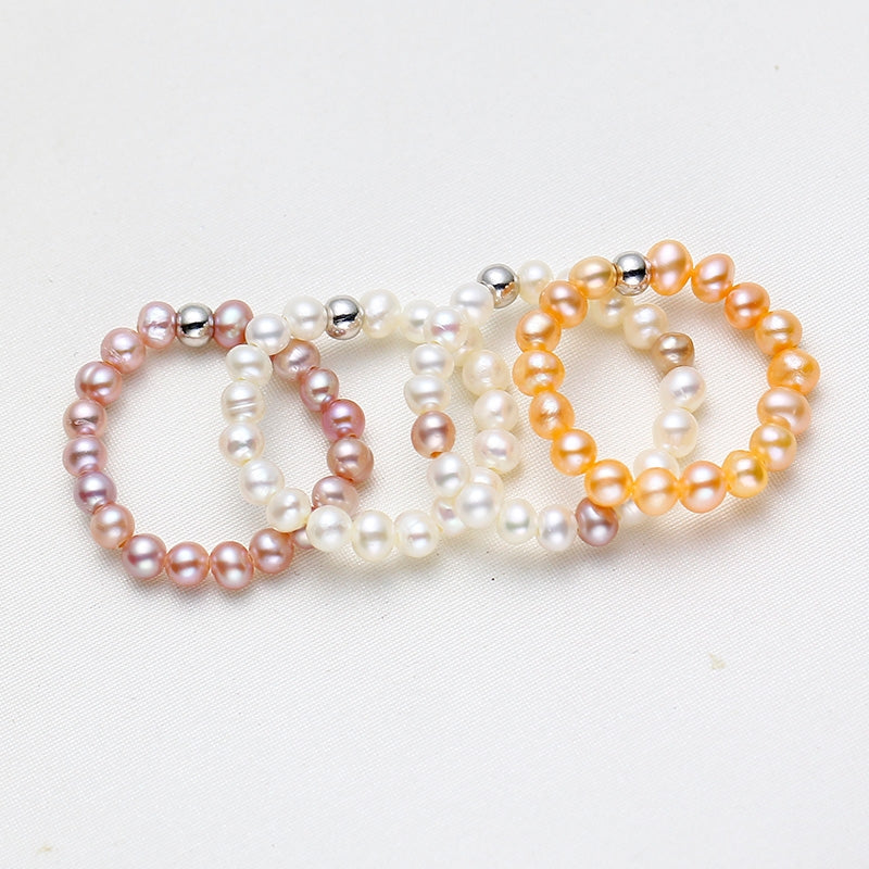 Candy Color Baby Pearl Ring