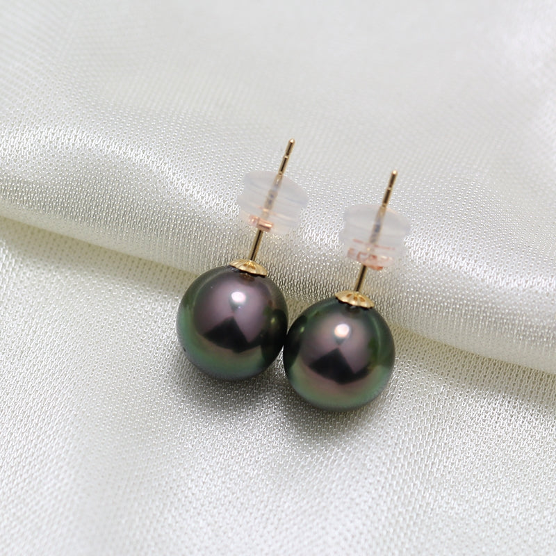 Tahitian Pearl Stud Earrings