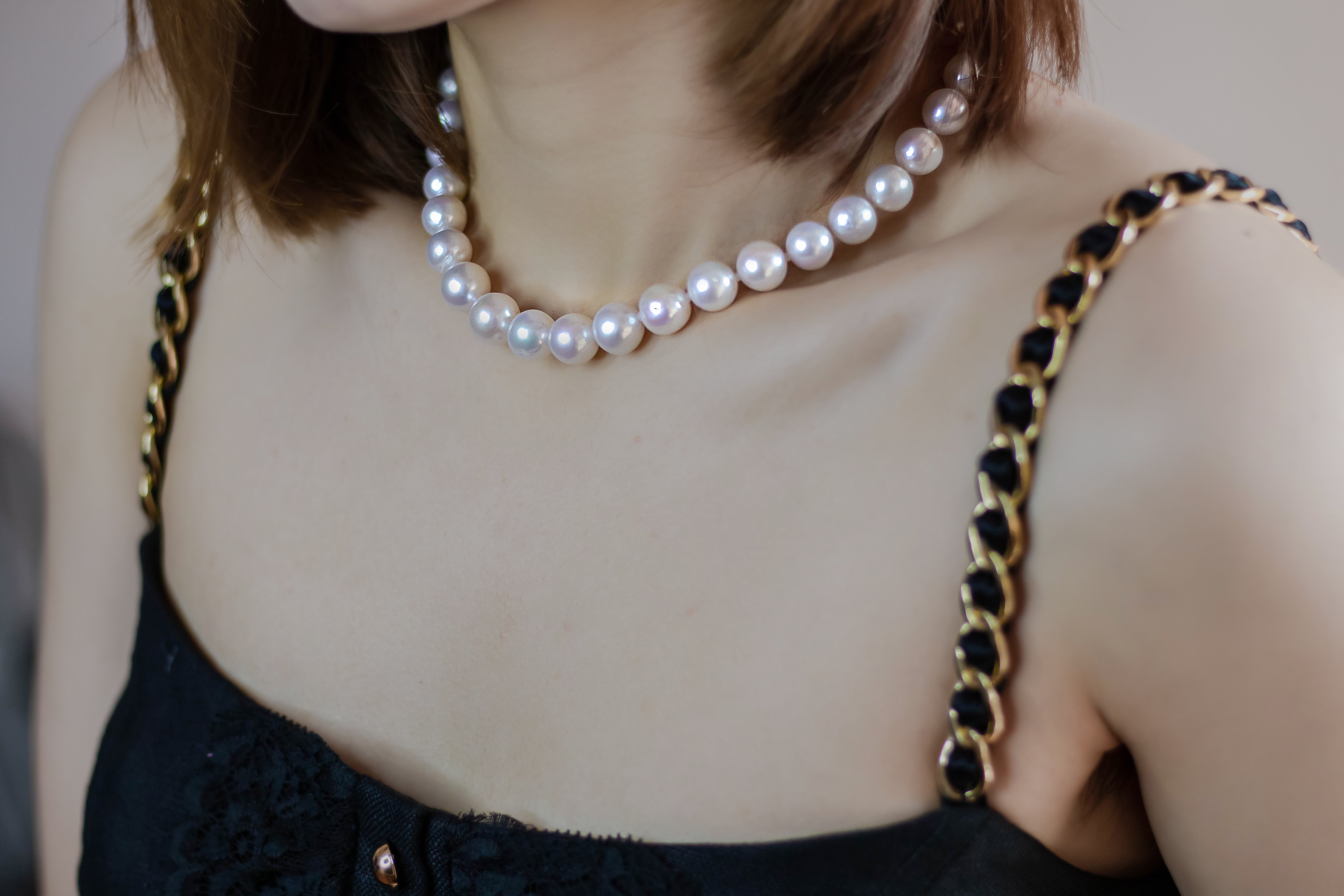 White Edison Pearl Necklace