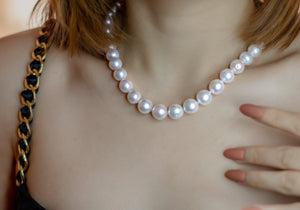 White Edison Pearl Necklace