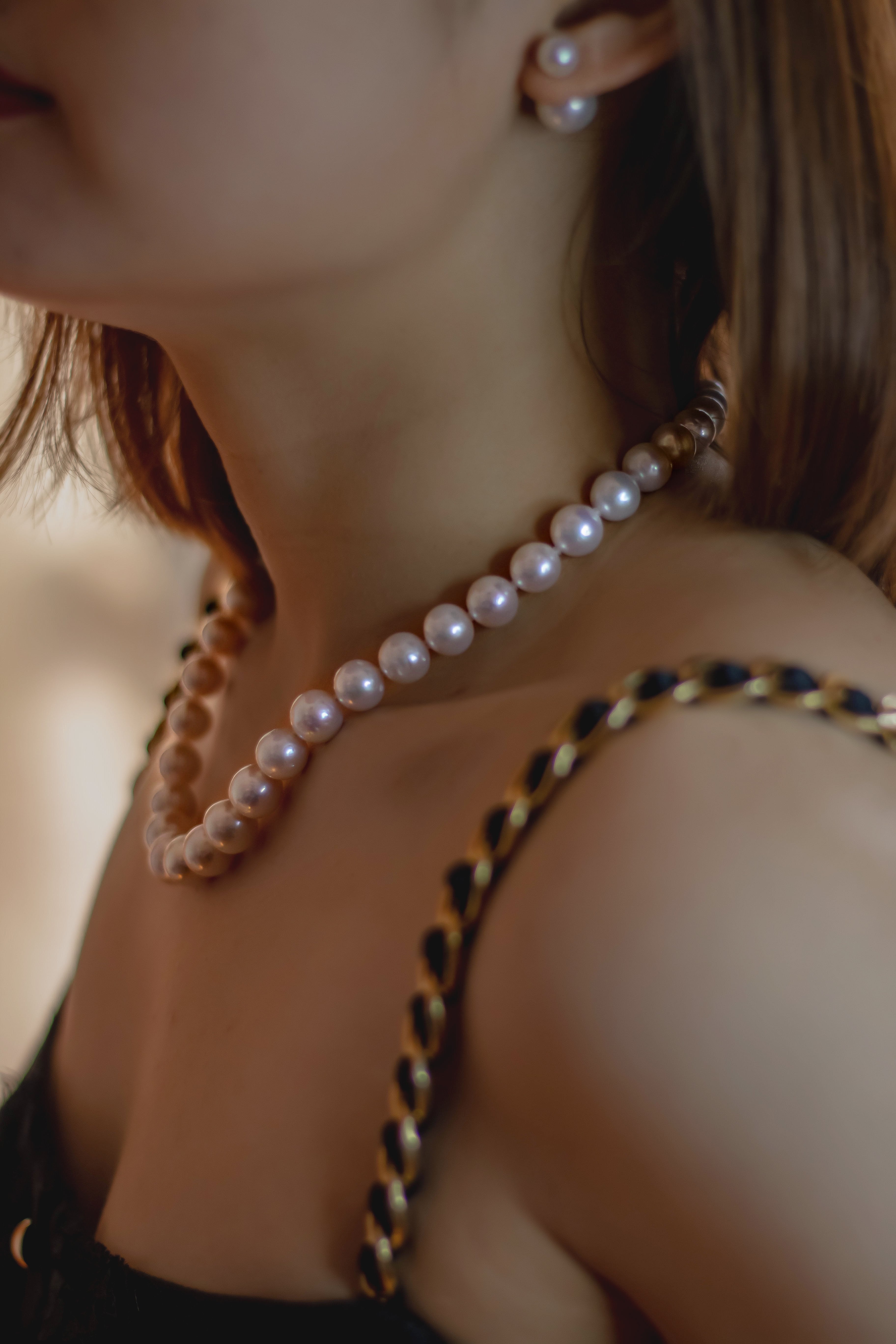 White Edison Pearl Necklace