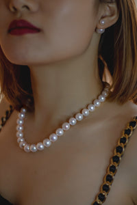 White Edison Pearl Necklace