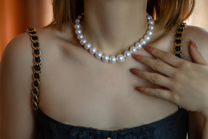 Large Size Edison Pearl Necklace