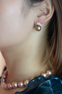 Classique Collier de Perles et Bracelet Violet