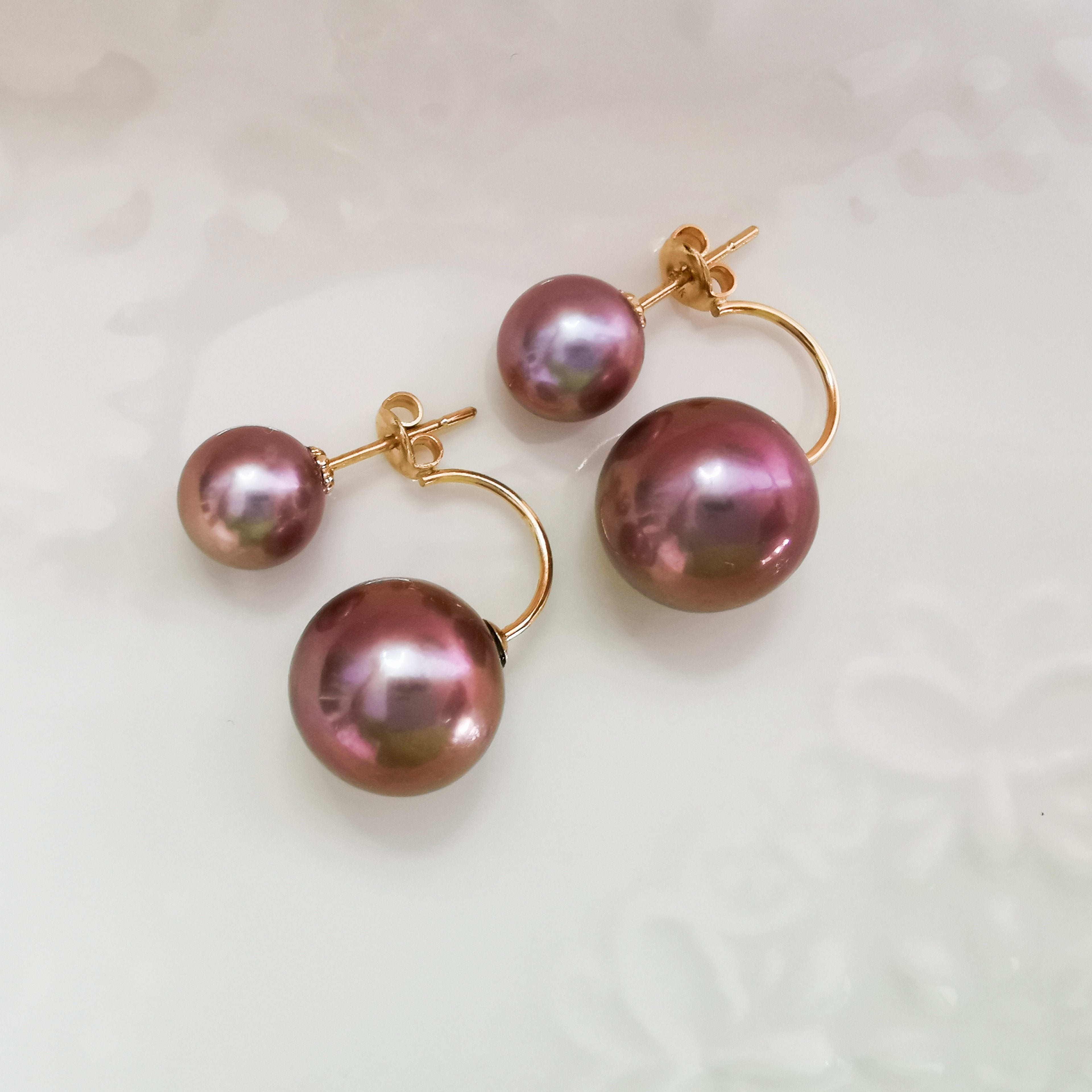 Double Pearl Classic Earrings