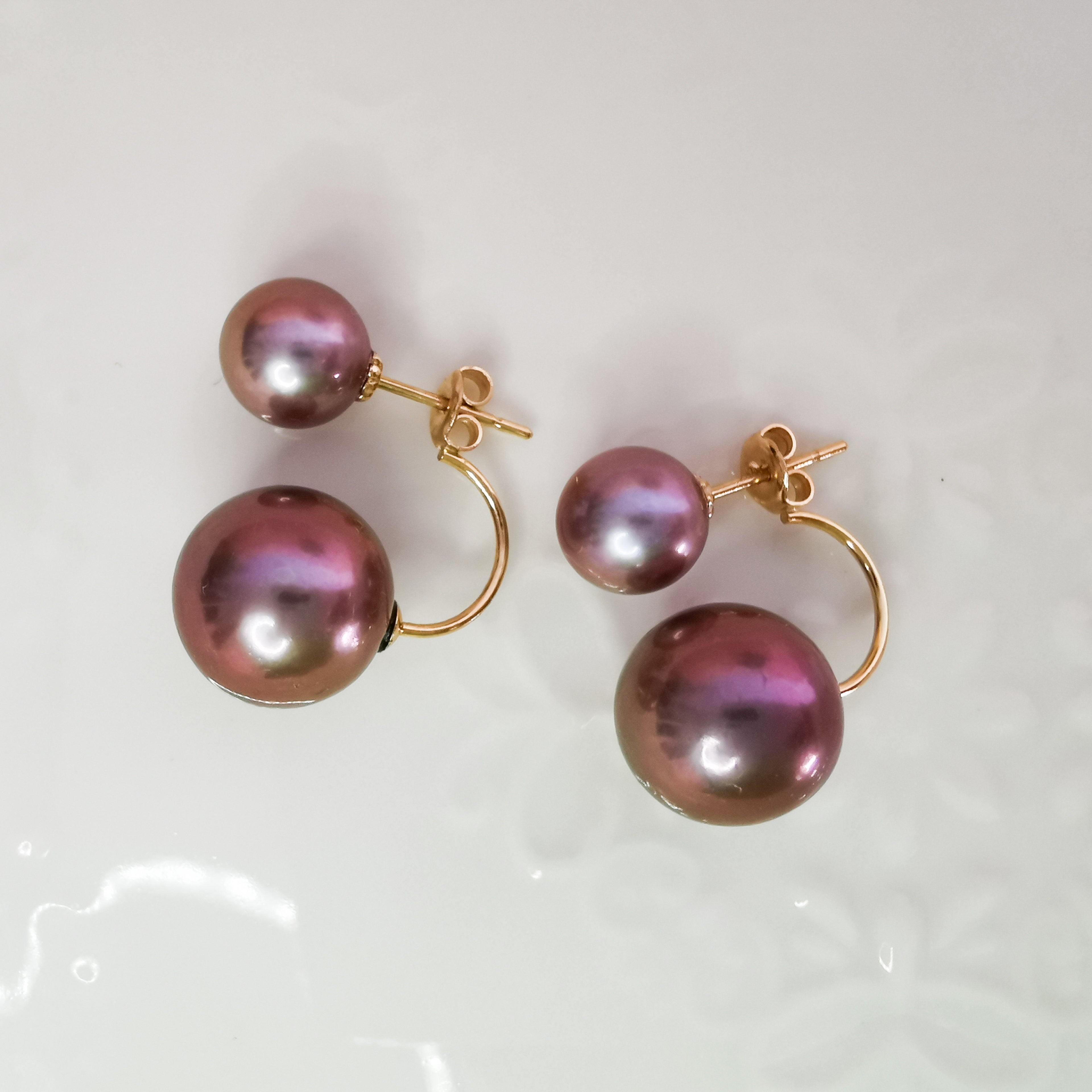 Double Pearl Classic Earrings
