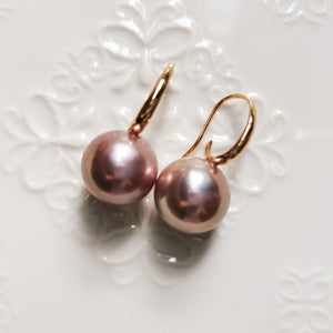 Salmon Pink Necklace & Earring Set