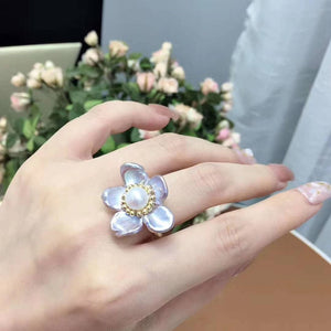 Flower Pearl Ring