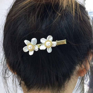 Flower Pearl Hair Pins
