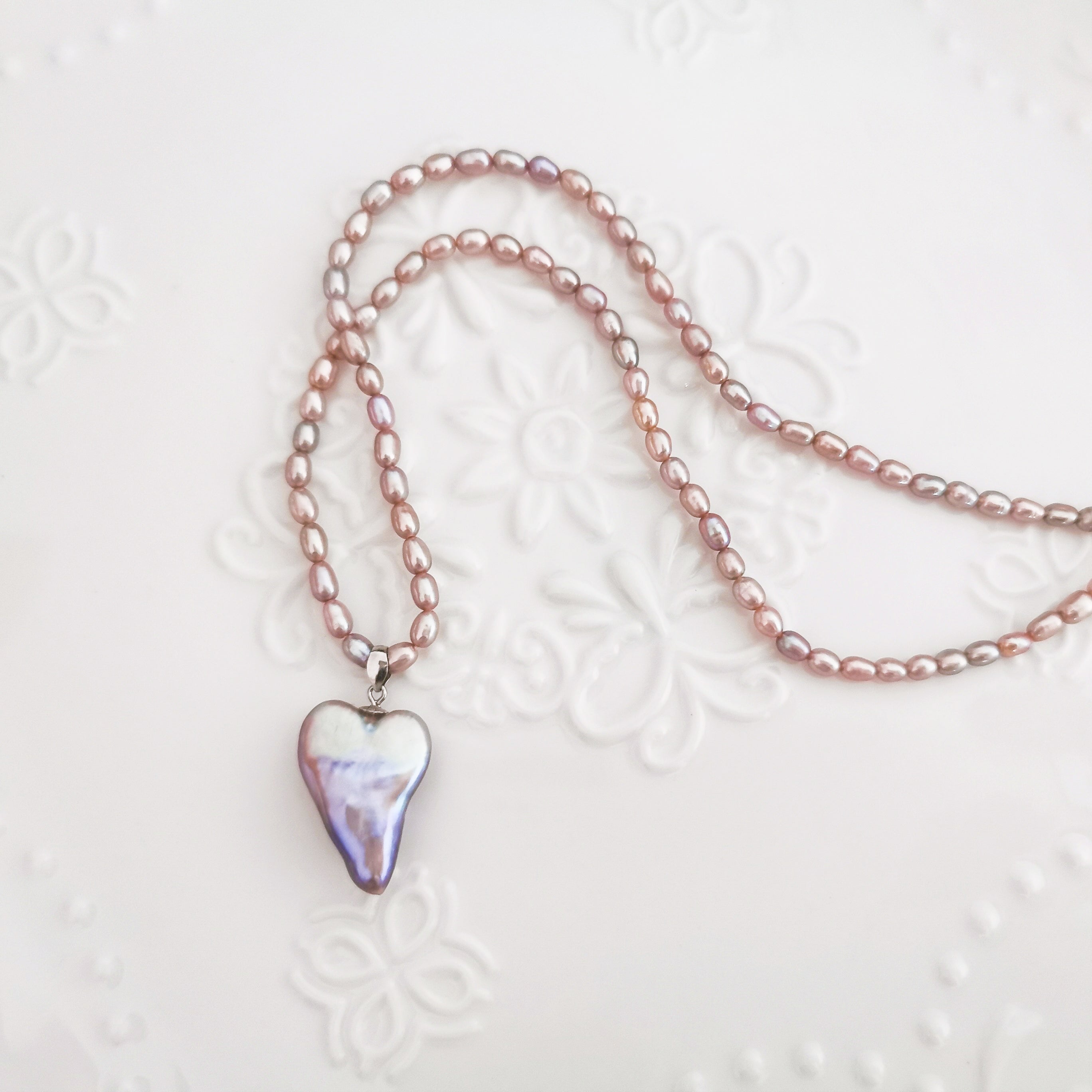 S118 Perla barroca de agua dulce cultivada (8 mm), 2 piezas Conjunto de pulsera elástica
