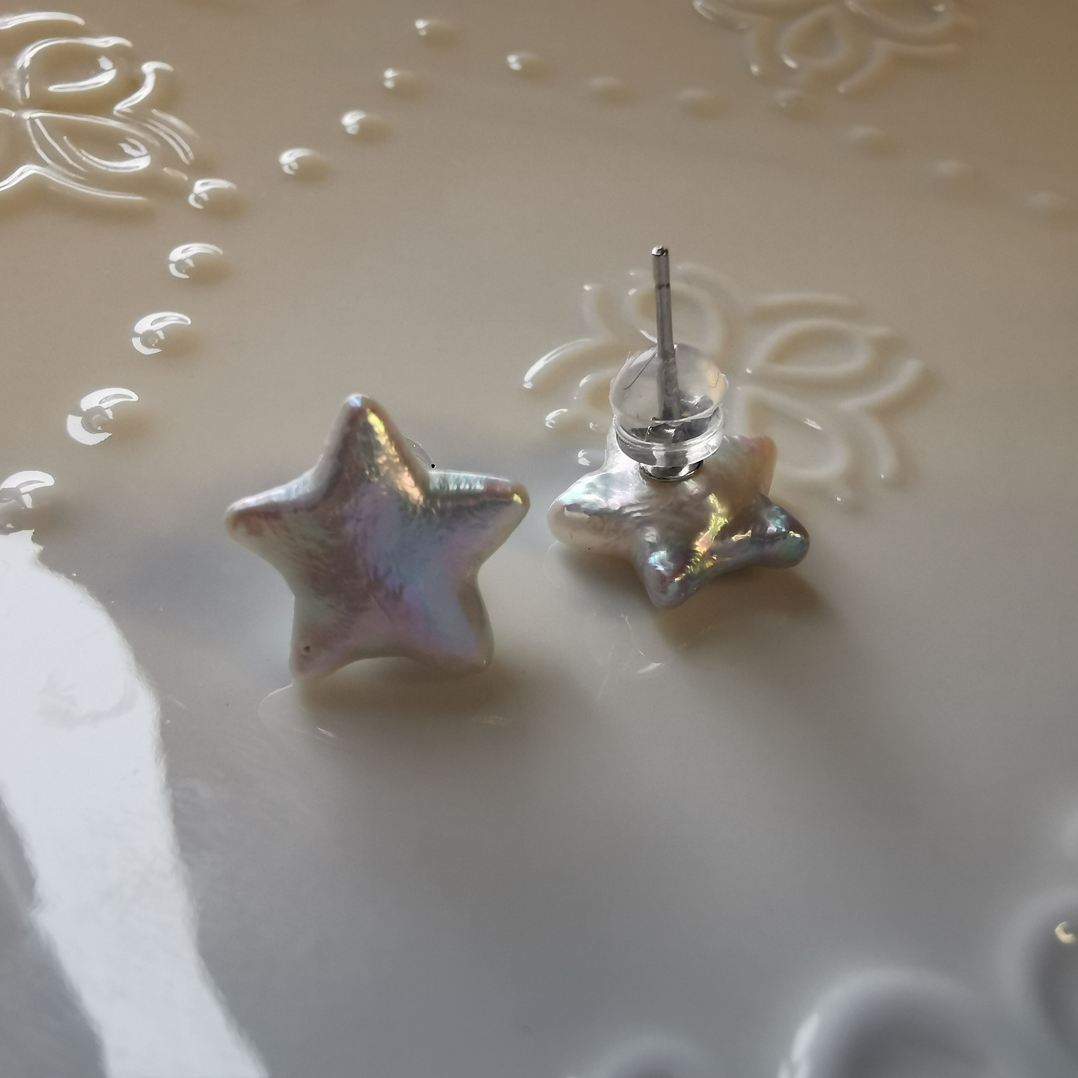 Boucles d'oreilles baroques