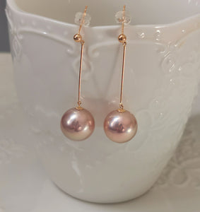 Classique Collier de Perles et Bracelet Violet