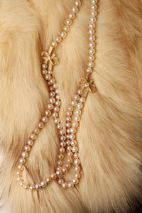 Pale Gold Pearl Necklace