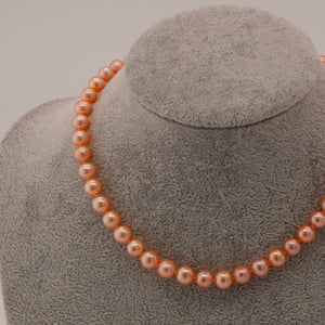 Classique Collier de Perles et Bracelet - Or Orange