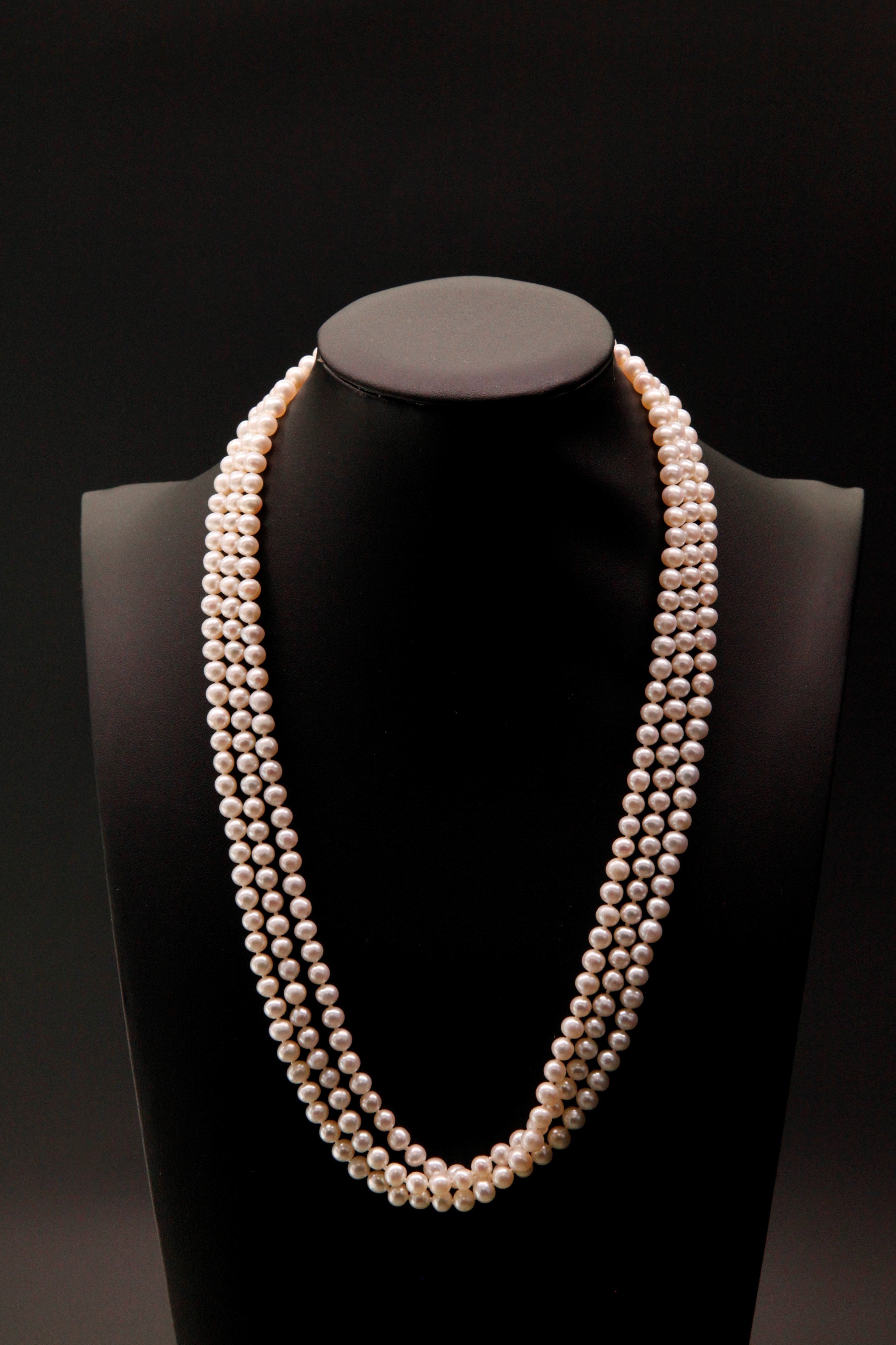 47‘/ 120cm Long Pearl Necklace