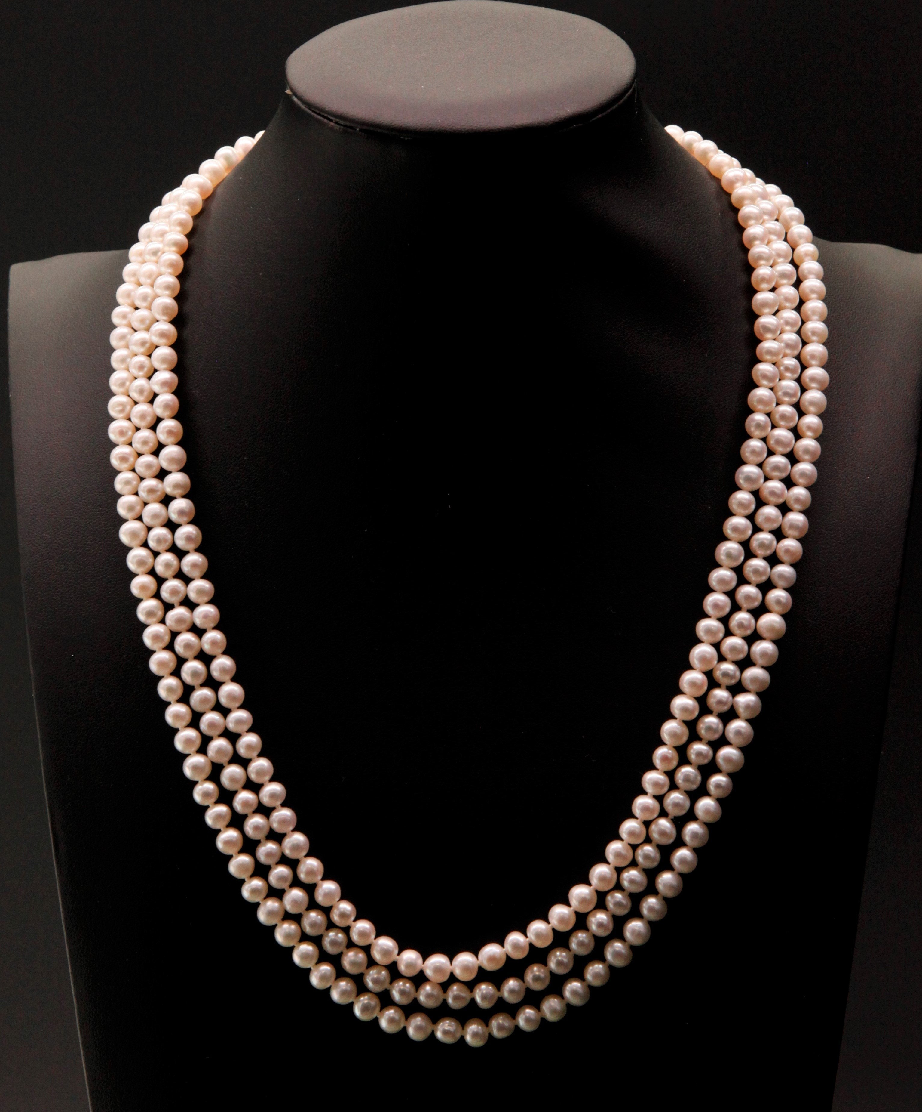 47‘/ 120cm Long Pearl Necklace