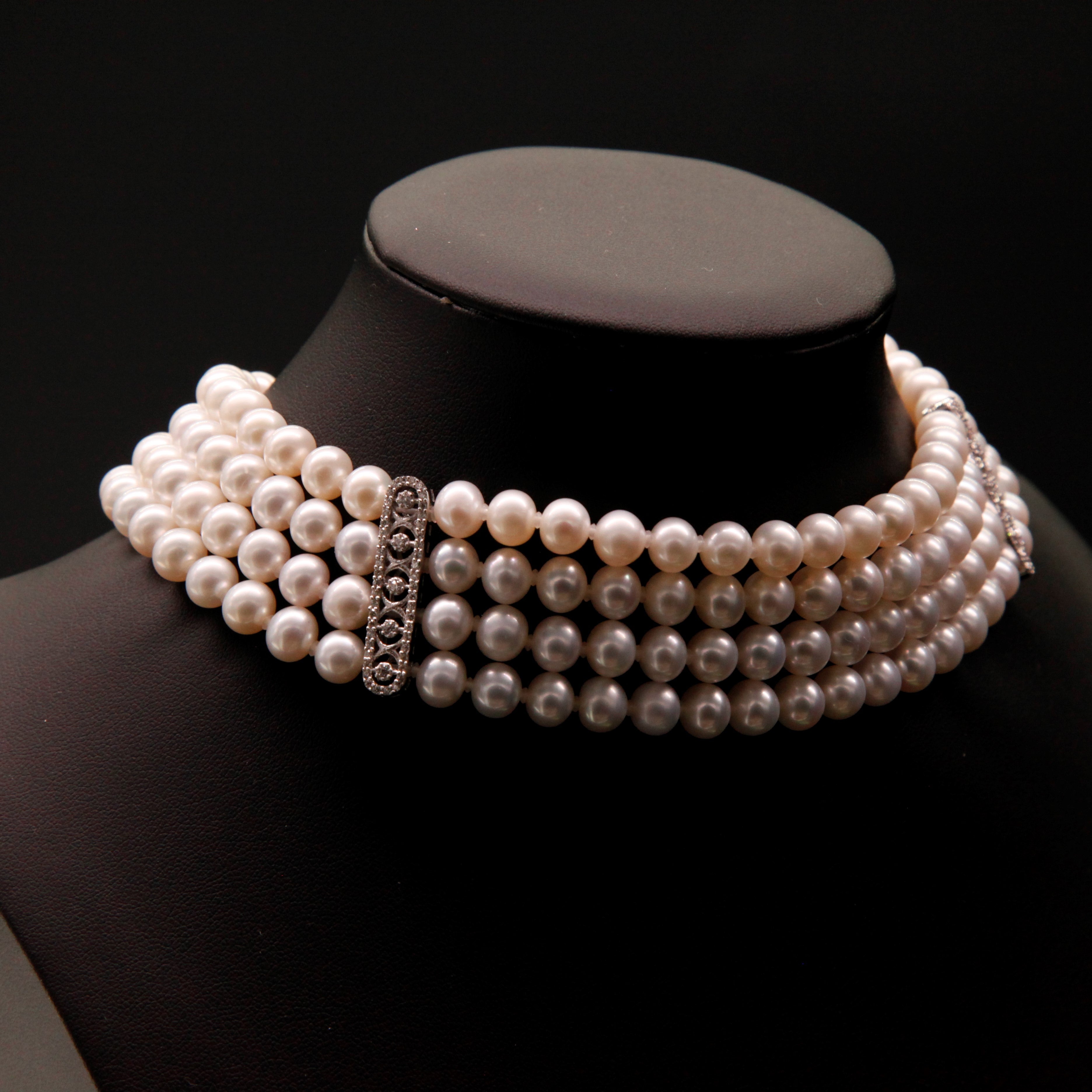 The Queen Choker Necklace- White