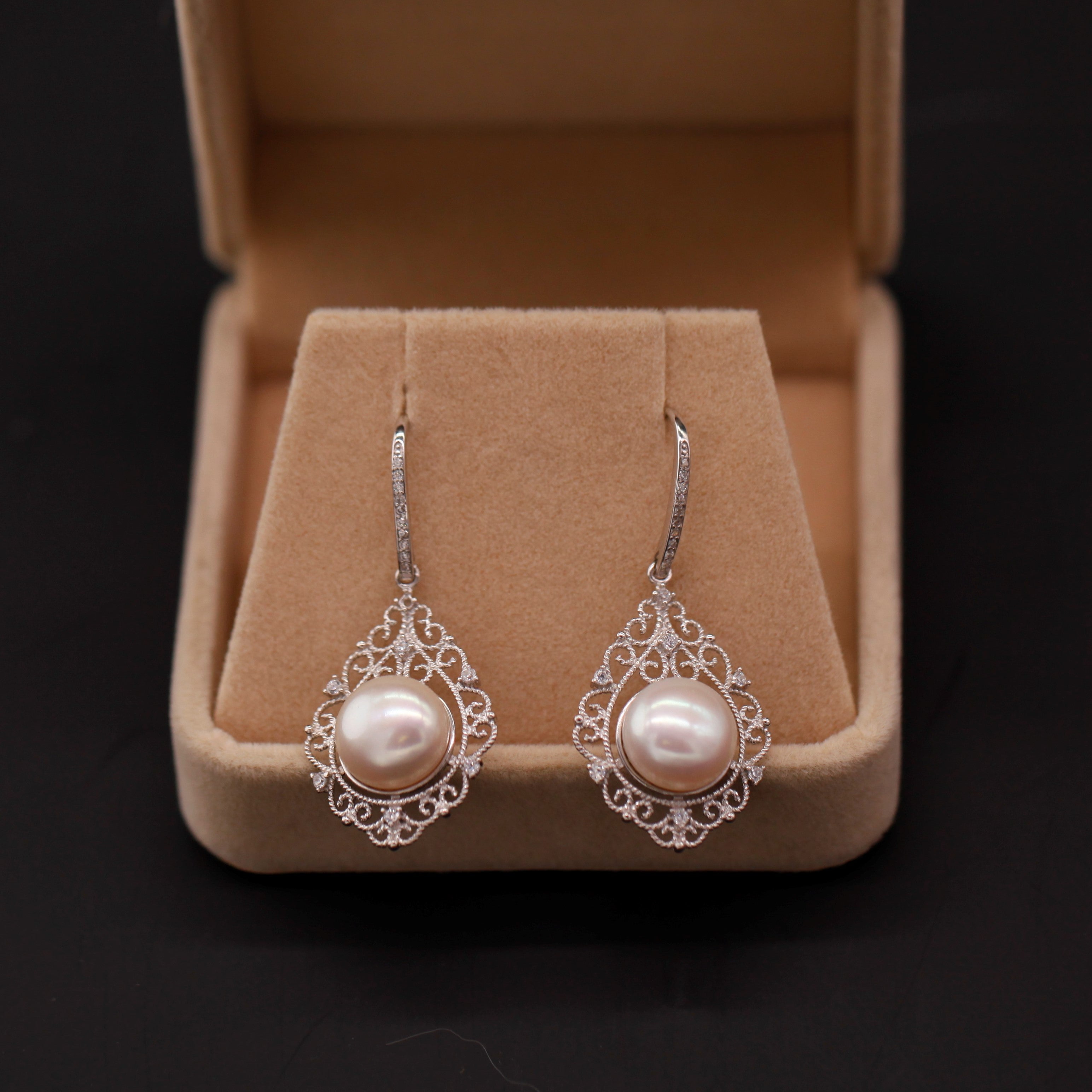 Retro Pearl Earrings