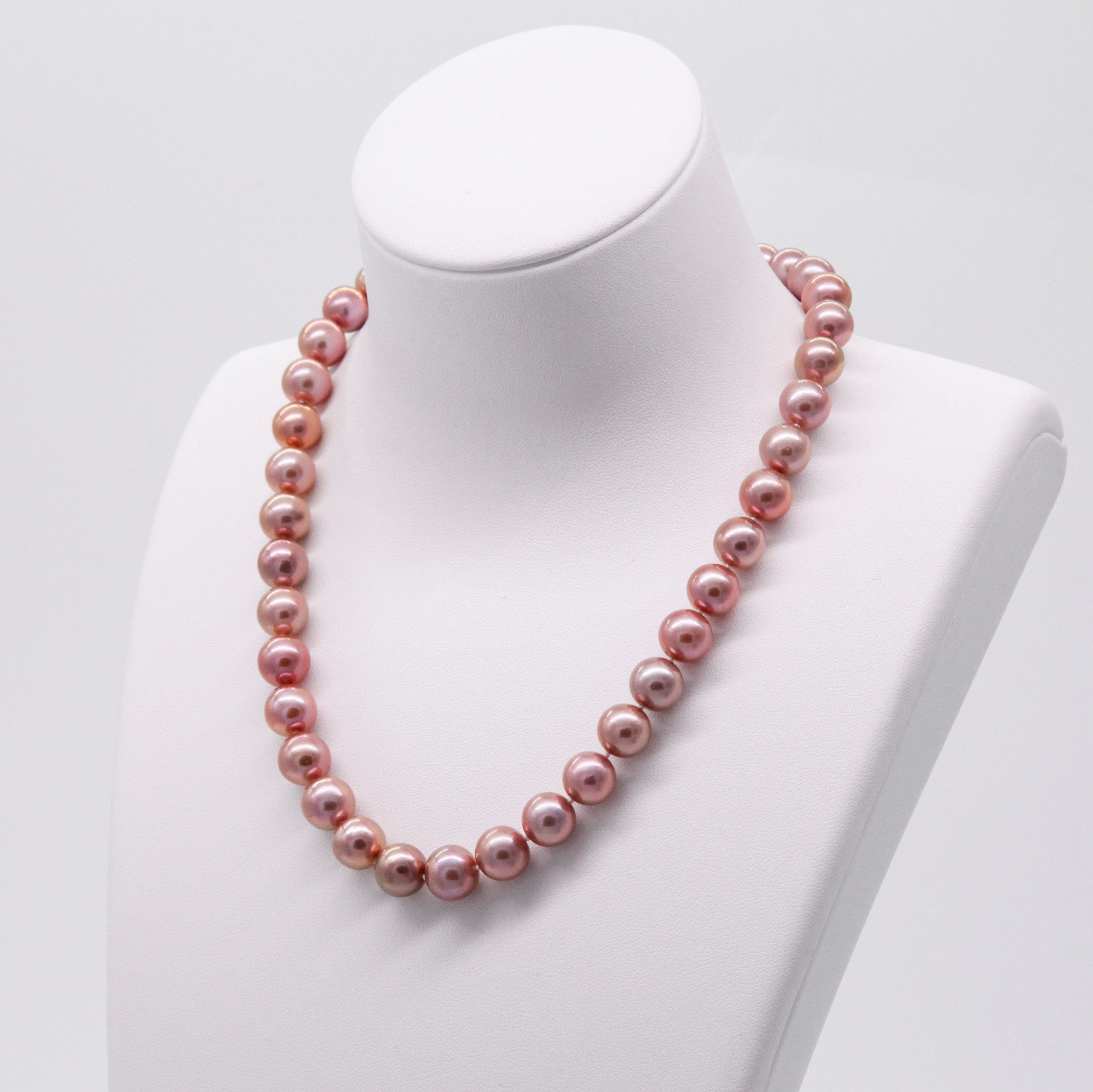 Rose Red Edison Pearl Necklace