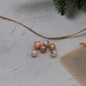 Tour de cou en cuir avec pendentif perle