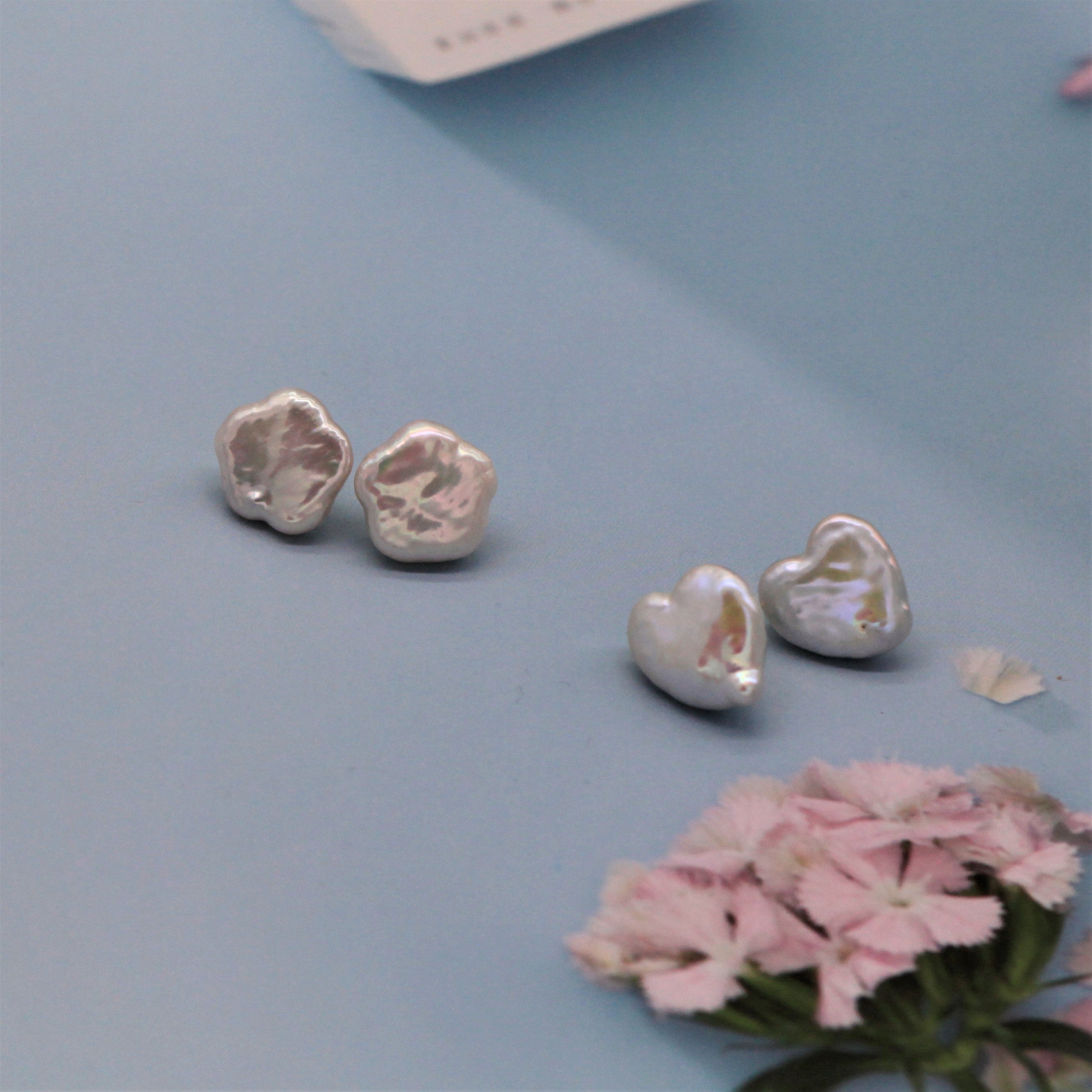 Flowers & Hearts Baroque Earrings