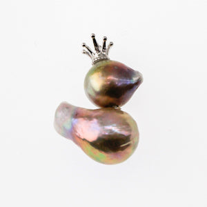 The Duck Queen Pearl Charm