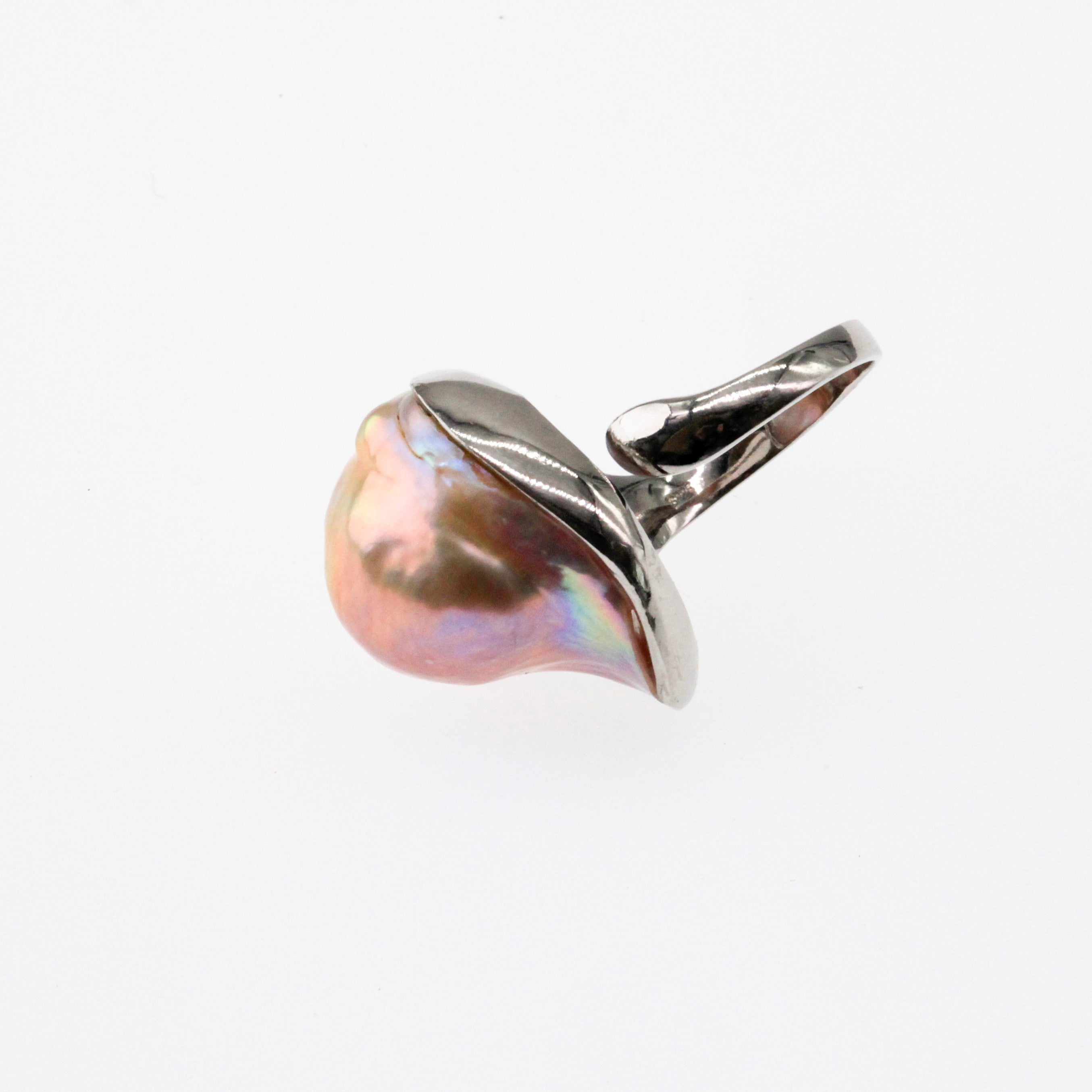 Rainbow Baroque Pearl Ring