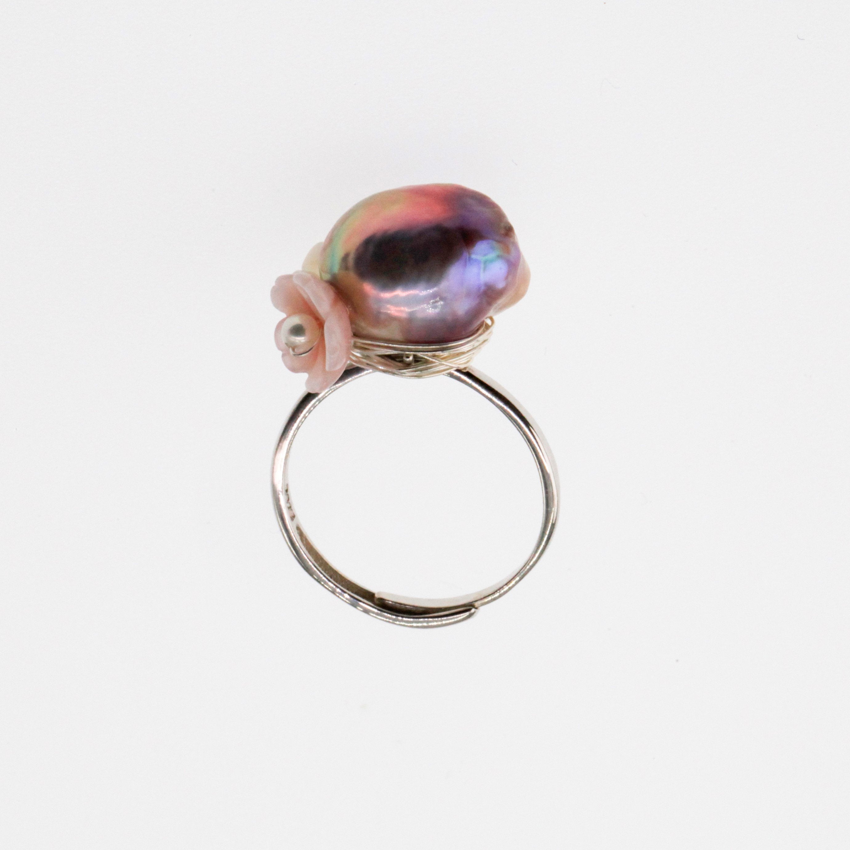 Tulip Baroque Pearl Ring